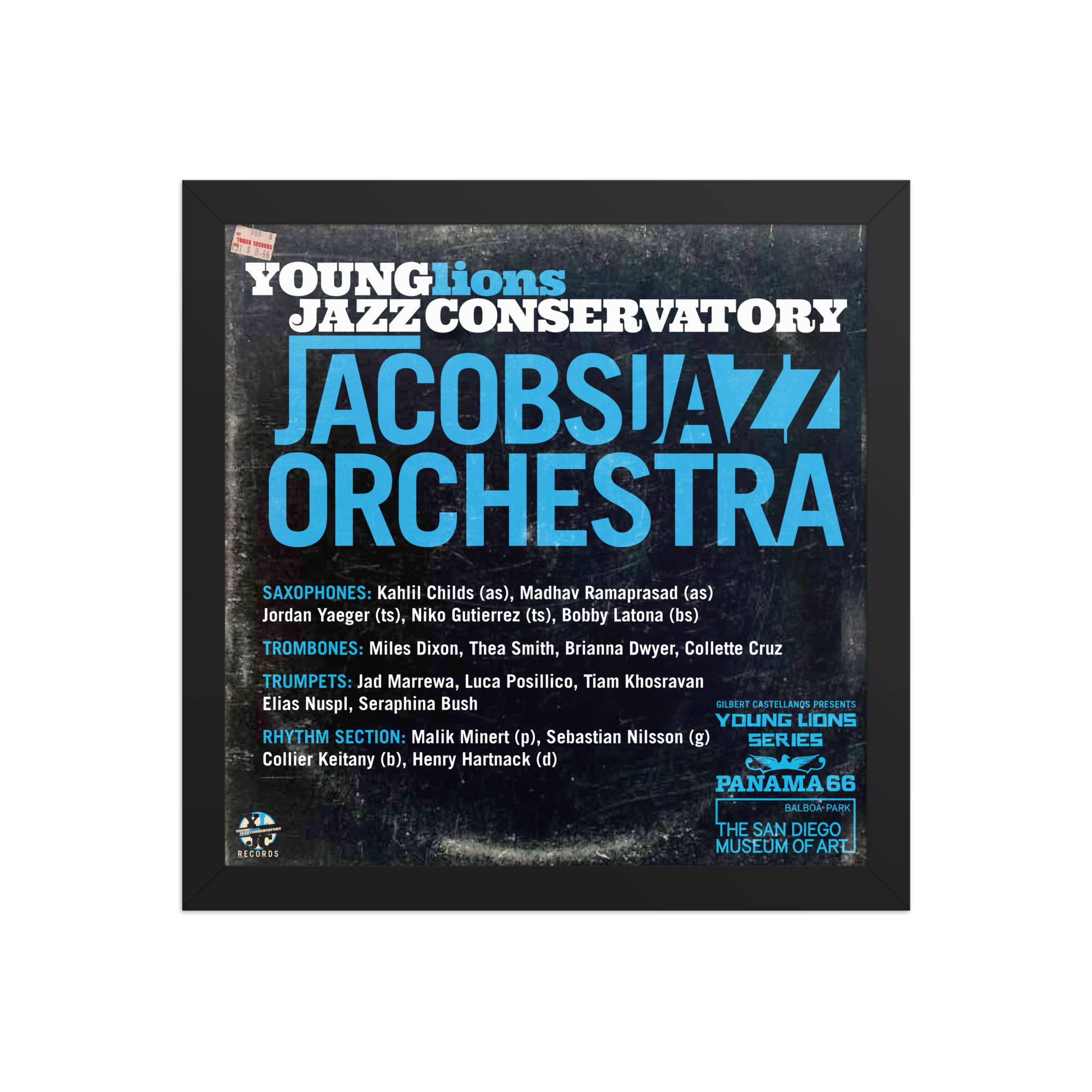 Framed Poster - 2025-26 Jacobs Jazz Orchestra.