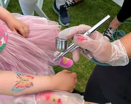 Airbrush tattoo service for kids parties in Singapore