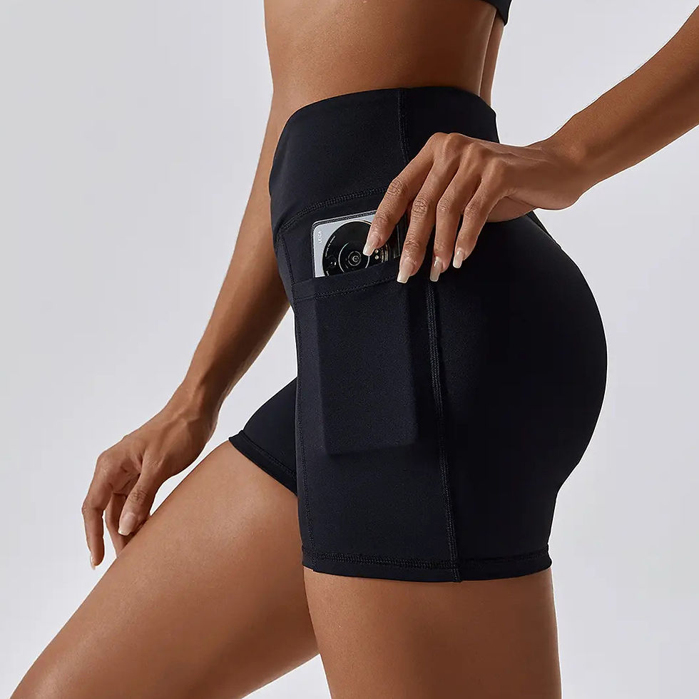 Thumbnail: Dunya's Angels Shorts lila & zwart