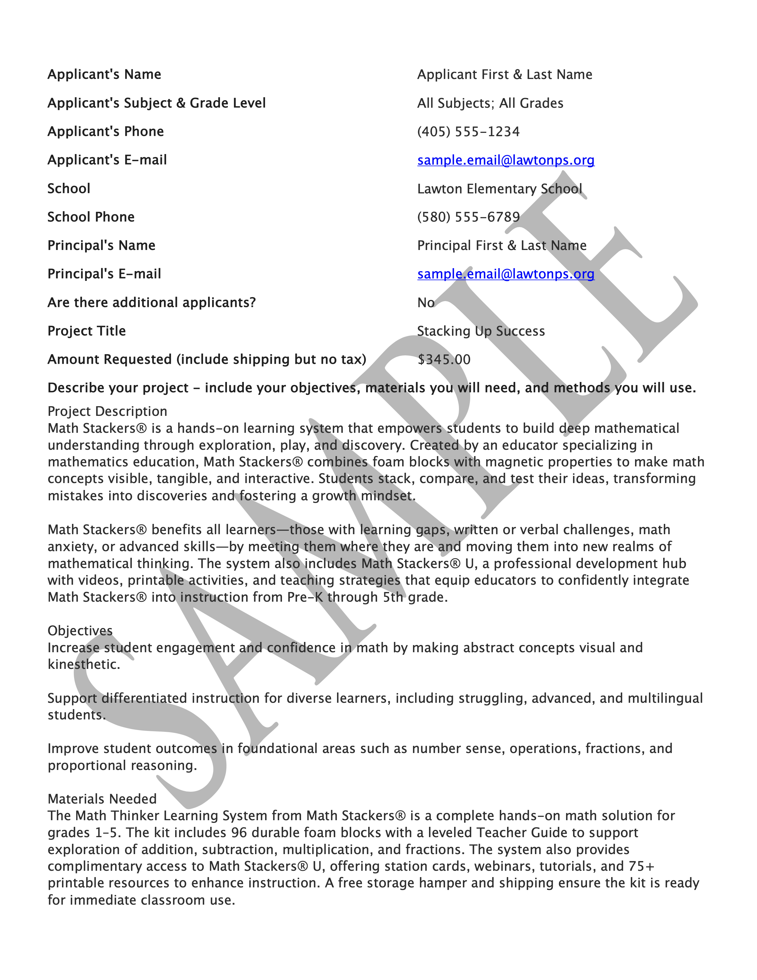 LPSF Grant Application - Sample I.png