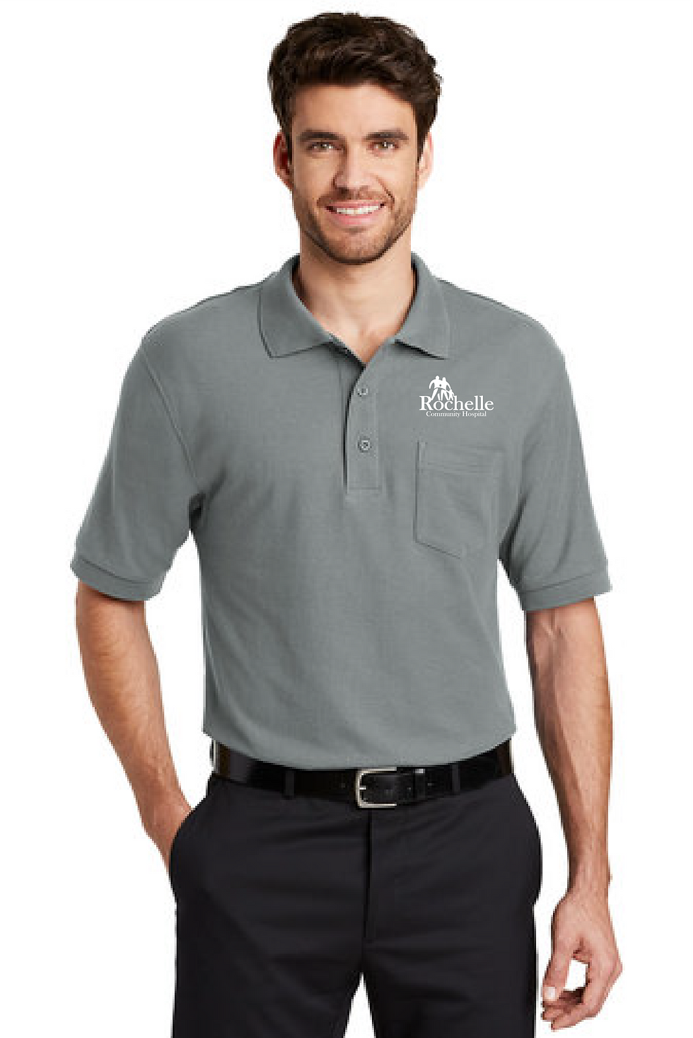 Thumbnail: Rochelle Community Hospital - Silk Touch Polo with Pocket