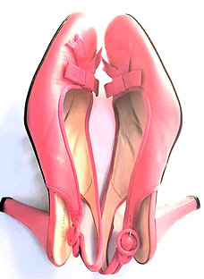 Hobbs sling back pink shoes