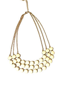 NEWLOOK CREAM COSTUME NECKLACE