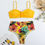 Thumbnail: bikini 2 piece color printed swimwear
