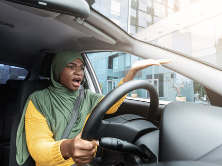 Woman reacting to aggressive driving - image for blog - When Aggressive Driving and Road Rage Cross the Line into Extreme Recklessness