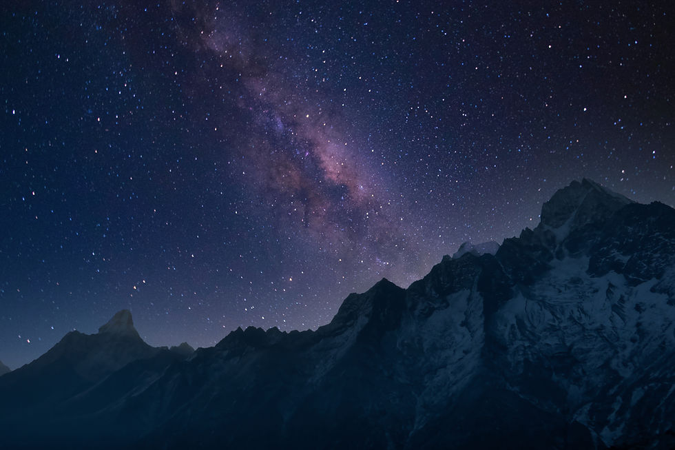 Colordul Starry Night Sky