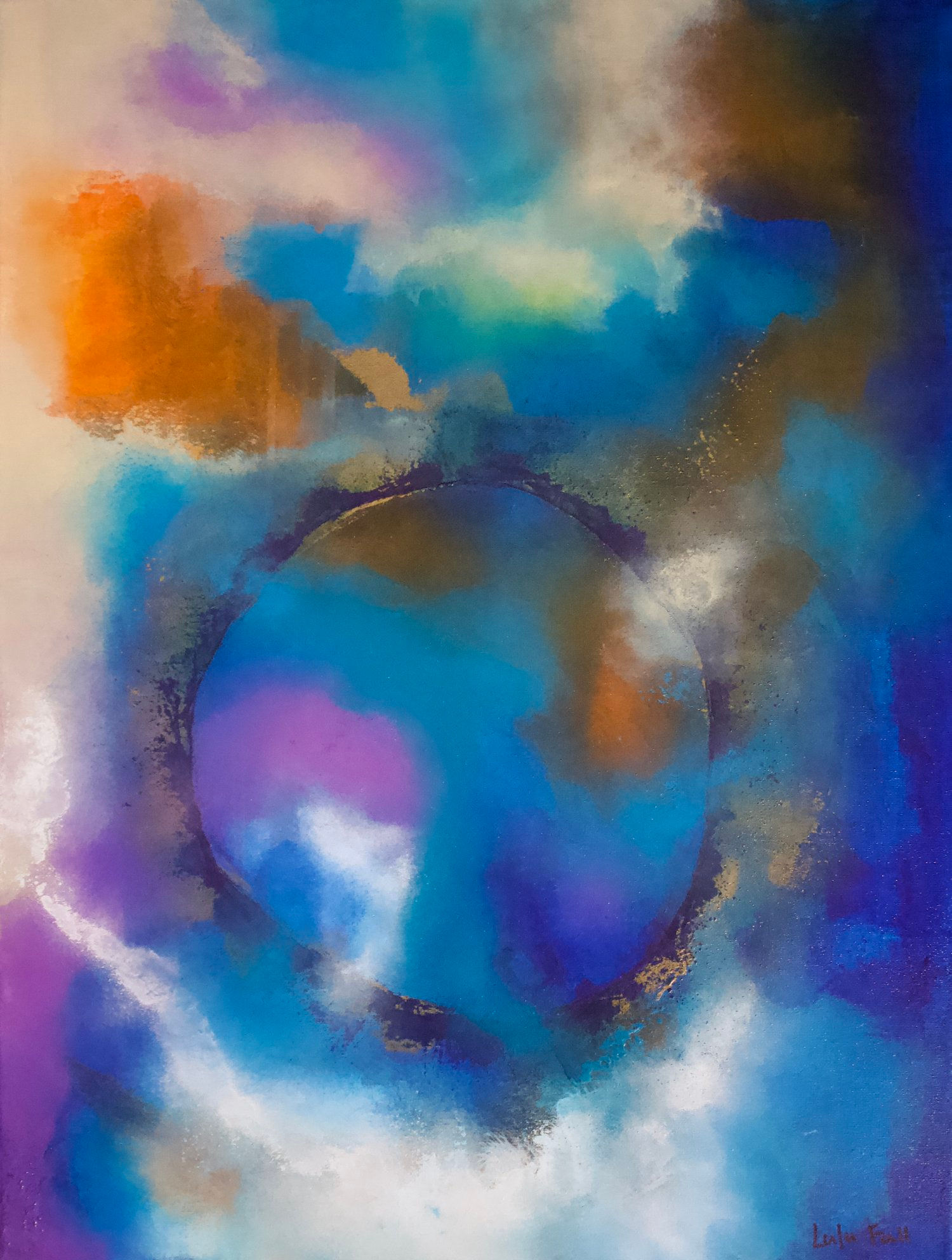 Third Eye Moon, 2022 (18x24)