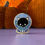 Thumbnail: Black Cat Crystal Ball Glitter Enamel Pin By Meow Amor Creative