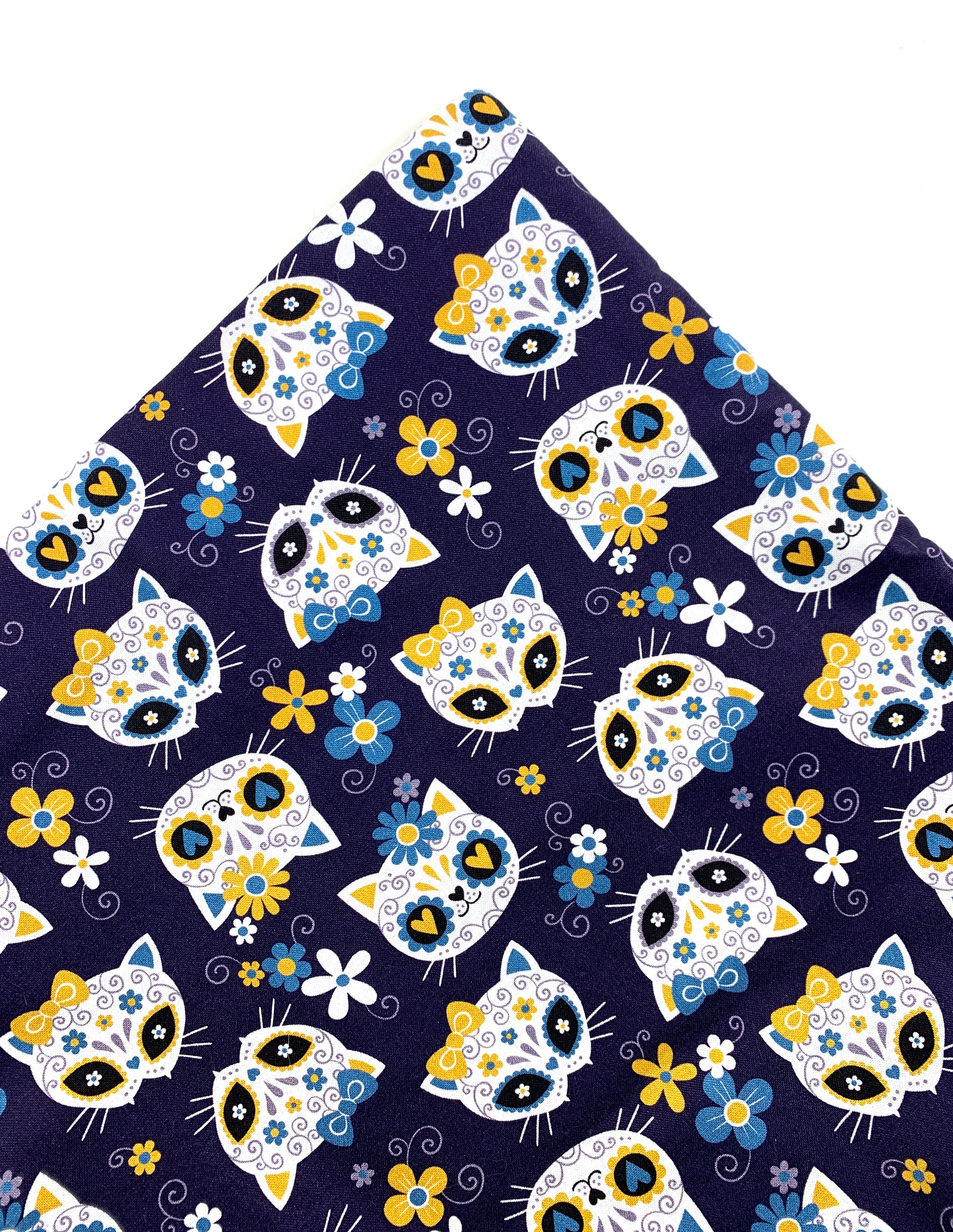 Sugar Skull Cats Day Of The Dead Nip Mat