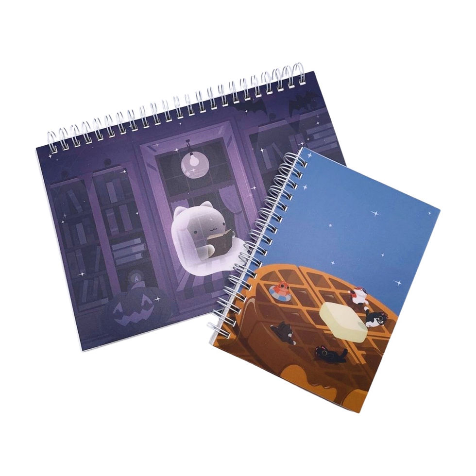 Thumbnail: Cozy Ghost Cat Nook Sticker Book By Serious Operation Studio