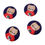 Thumbnail: Catmas Sweater Cats Christmas Fabric Buttons
