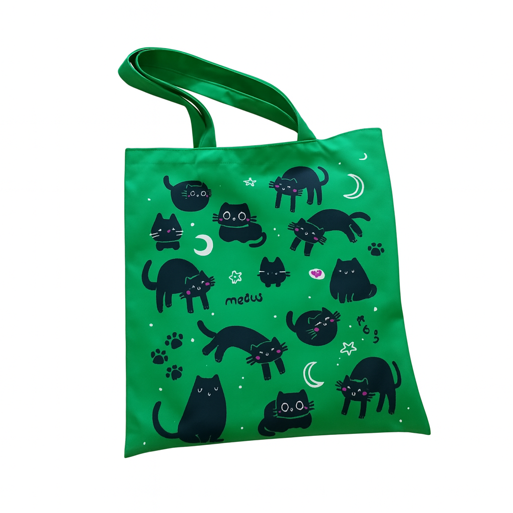 Cats! Black Cats Tote Bag By The Moonborn