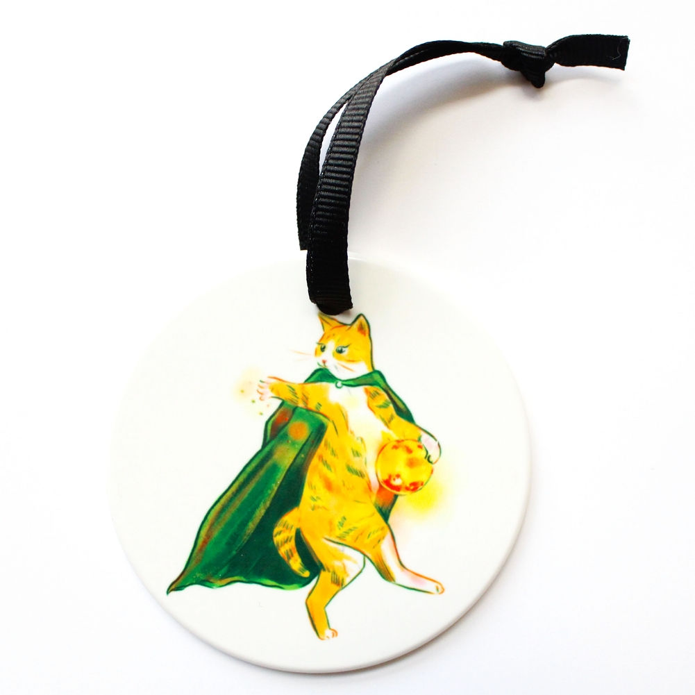 Willow Cat Ornament By Amy Hartelust