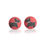 Thumbnail: Scotty Dog Fabric Button Earrings By Rachel O