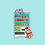 Thumbnail: Japanese Vending Machine Cat And Dog Clear Vinyl Sticker By Emily M