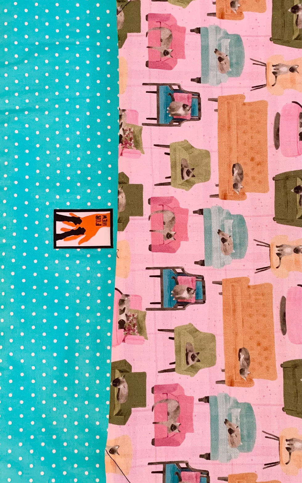 Thumbnail: Siamese Cat Sitting Purrty Nip Mat