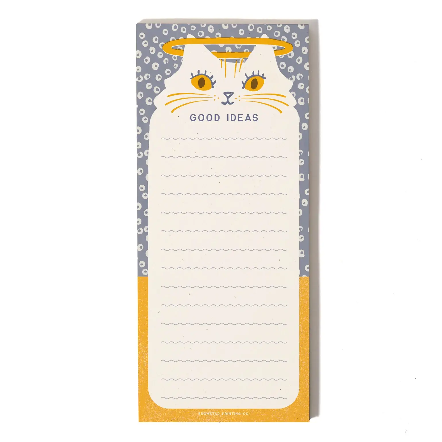 Good Ideas Cat Risograph Notepad By Bromstad Printing Co