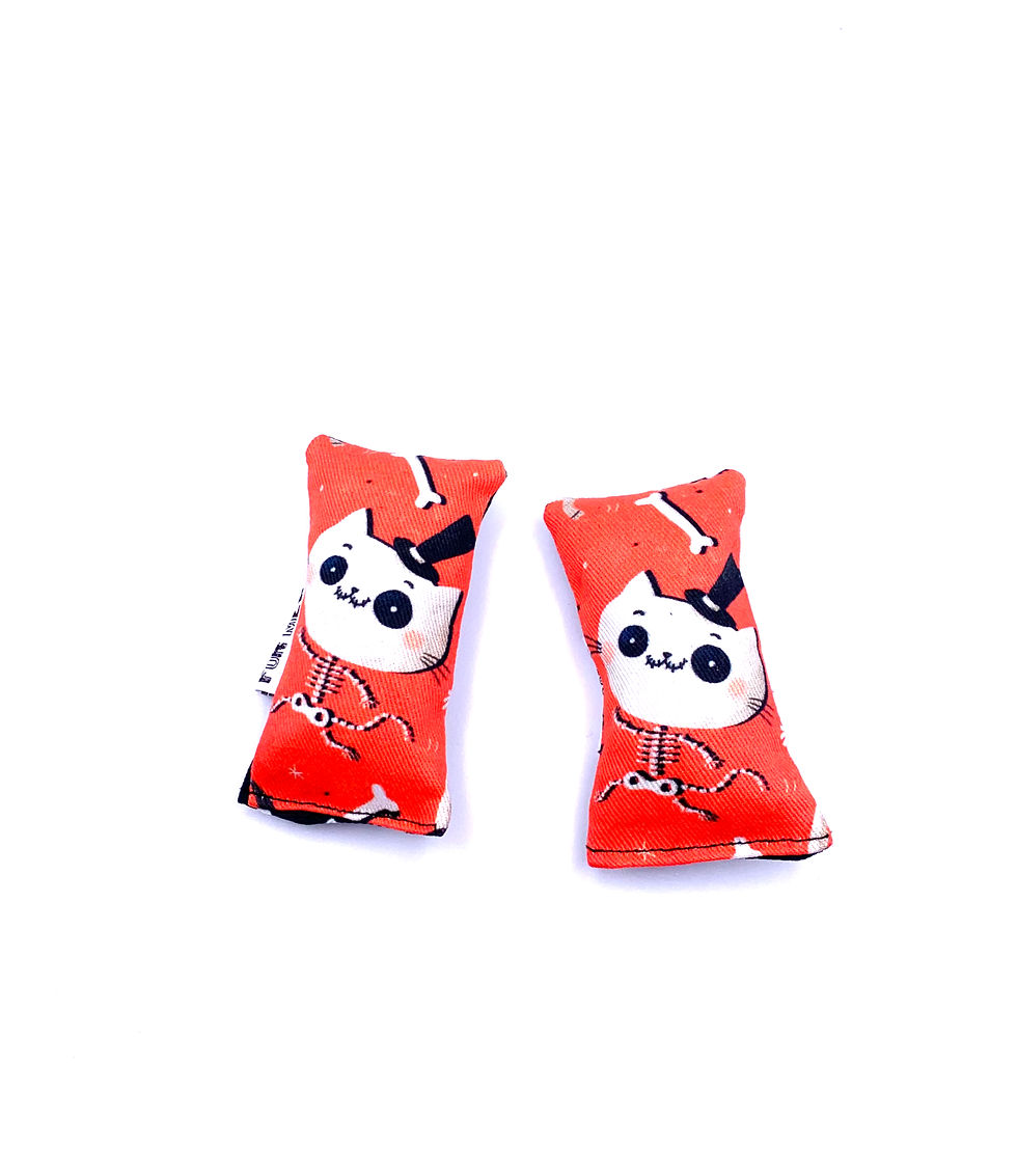 Thumbnail: Skeleton Cat Green Bean Catnip
