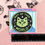 Thumbnail: Not of This World Alien Cat Iron On Patch By Peachie Patches