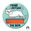 Thumbnail: Think Outside The Box Cat Big Magnet By Gemma Correll Badge Bomb