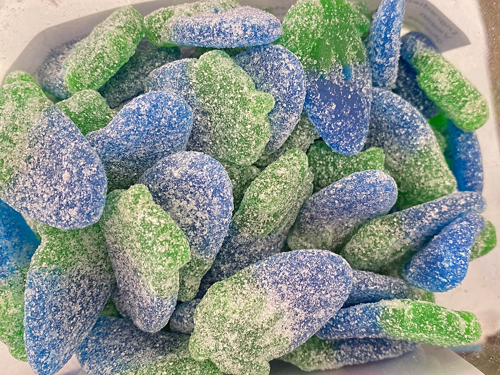 Fizzy Blue Raspberries