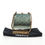 Thumbnail: CHANEL Matelasse Metallic Green Quilted & Chain Lambskin Shoulder Bag Leather