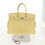 Thumbnail: HERMES Birkin 35 Hand Bag Leather Yellow with Silver Hardware