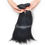 Thumbnail: 1 BUNCH OF BLACK STRAIGHT VIRGIN HUMAN HAIR
