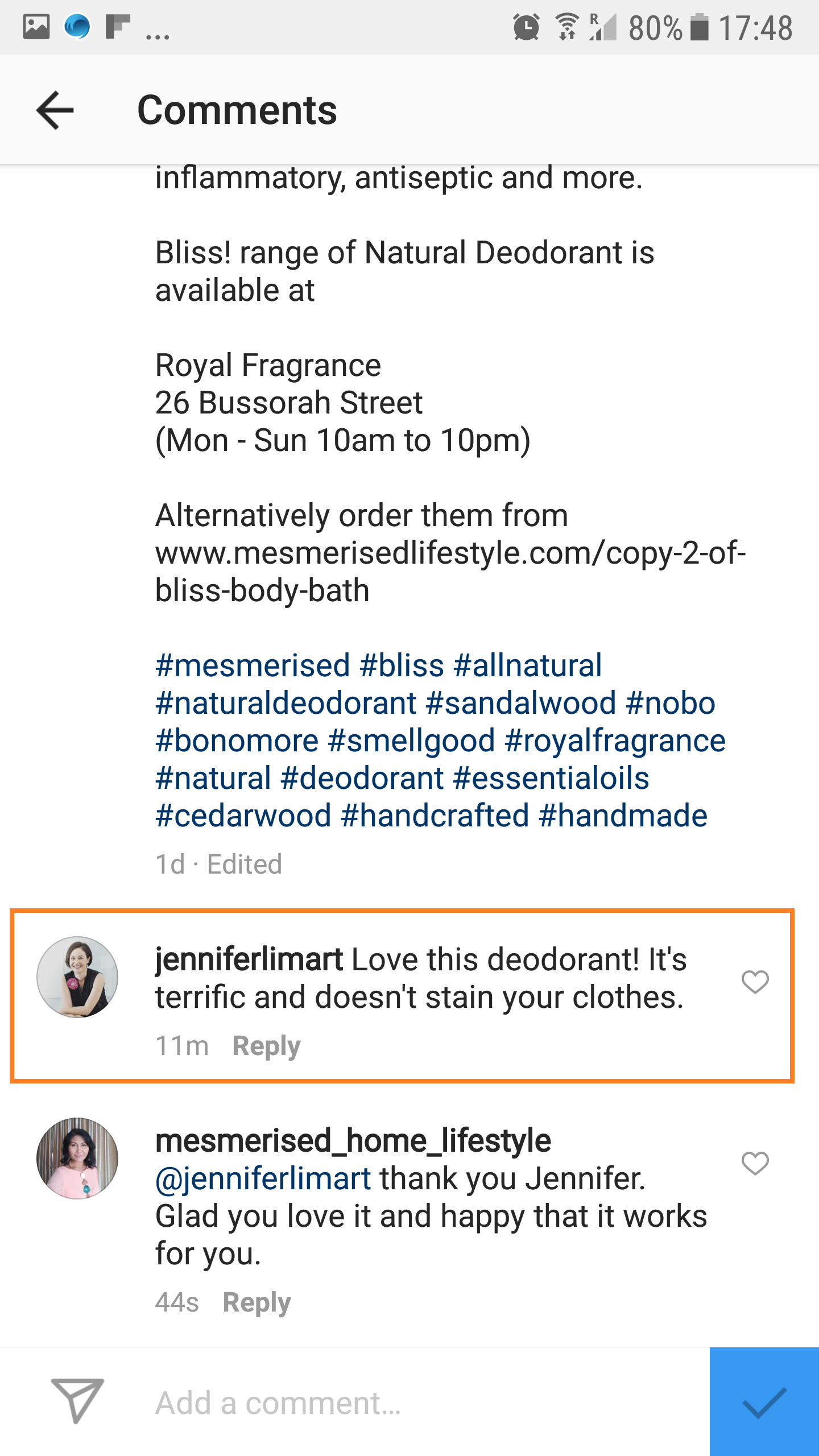 Jennifer Lim Testimonial