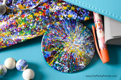 www.thePerkyPainter.com Dandelion mirror 2