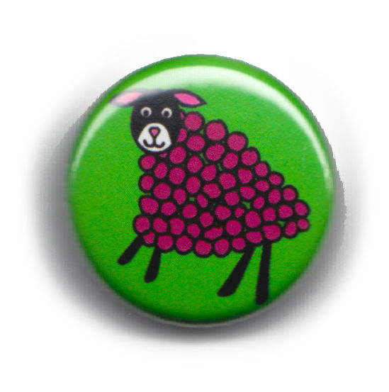www.thePerkyPainter.com Raspbaary Badge on white background