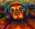 The Perky Painter - Palette Knife Pets - Sleepy