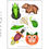 Thumbnail: Vegetimals Giclee Print (A4) Tomcato & friends
