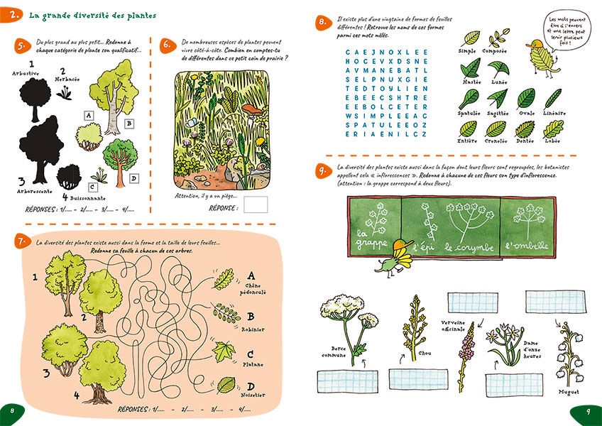 Miniature : Mon cahier de jeux à la découverte des plantes
