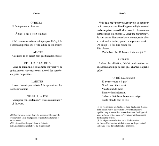 Miniature : William Skakespeare - Dans la tempête ou sur un lit de fleurs