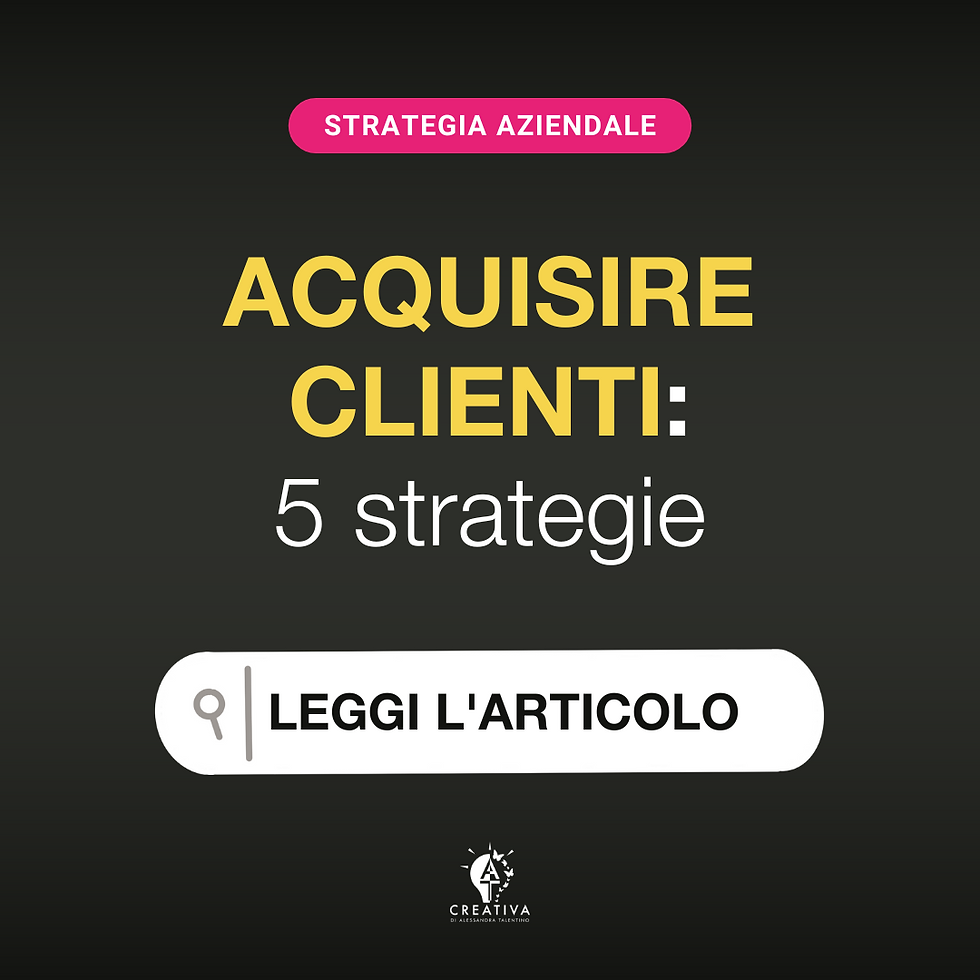 Acquisire Clienti: 5 strategie di Digital Marketing 