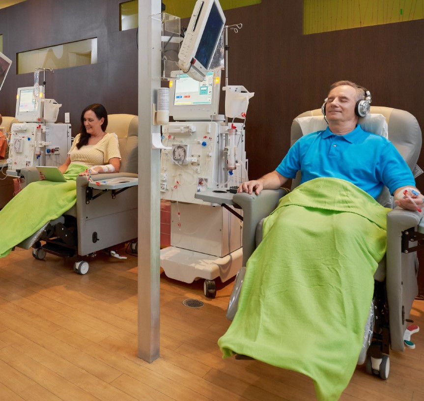 KidneySPA dialysis patients receiving treatment