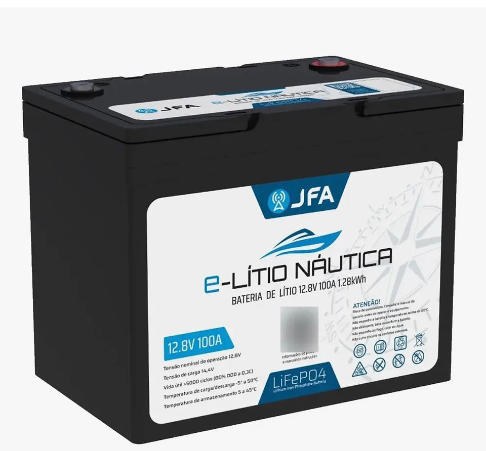 Bateria de Lítio Náutica JFA