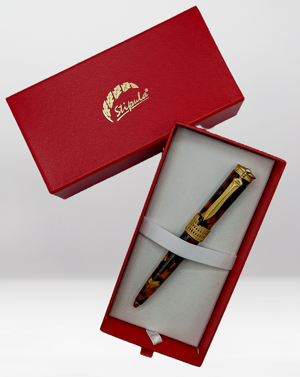 Thumbnail: GLADIATOR BROWN PAESTUM TWIST BALLPOINT PEN
