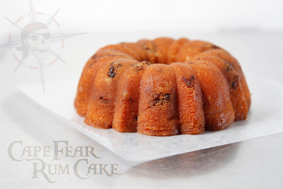 Thumbnail: Golden Vanilla Rum Cake side view