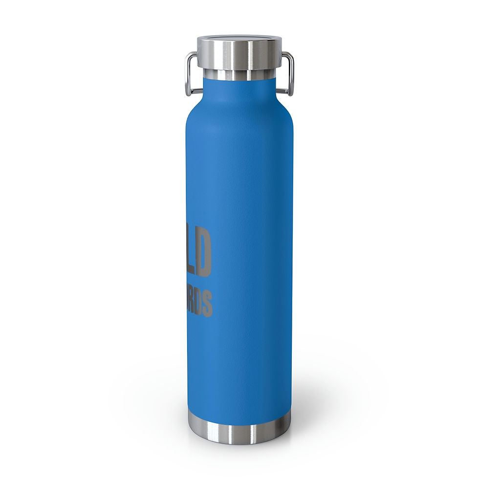 Thumbnail: Gold Records - Madface Copper Vacuum Insulated Bottle, 22oz