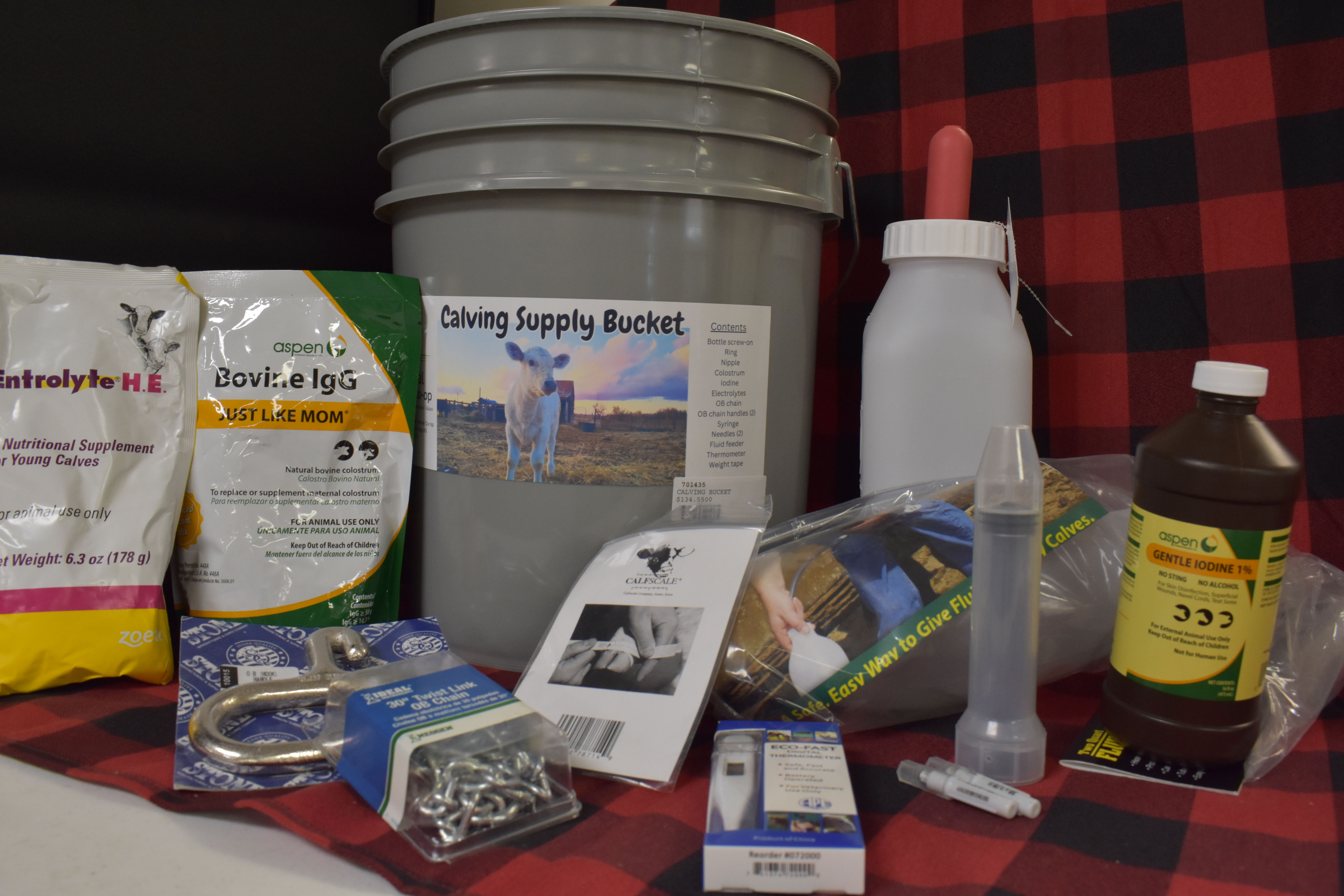 Calving Supply Bucket