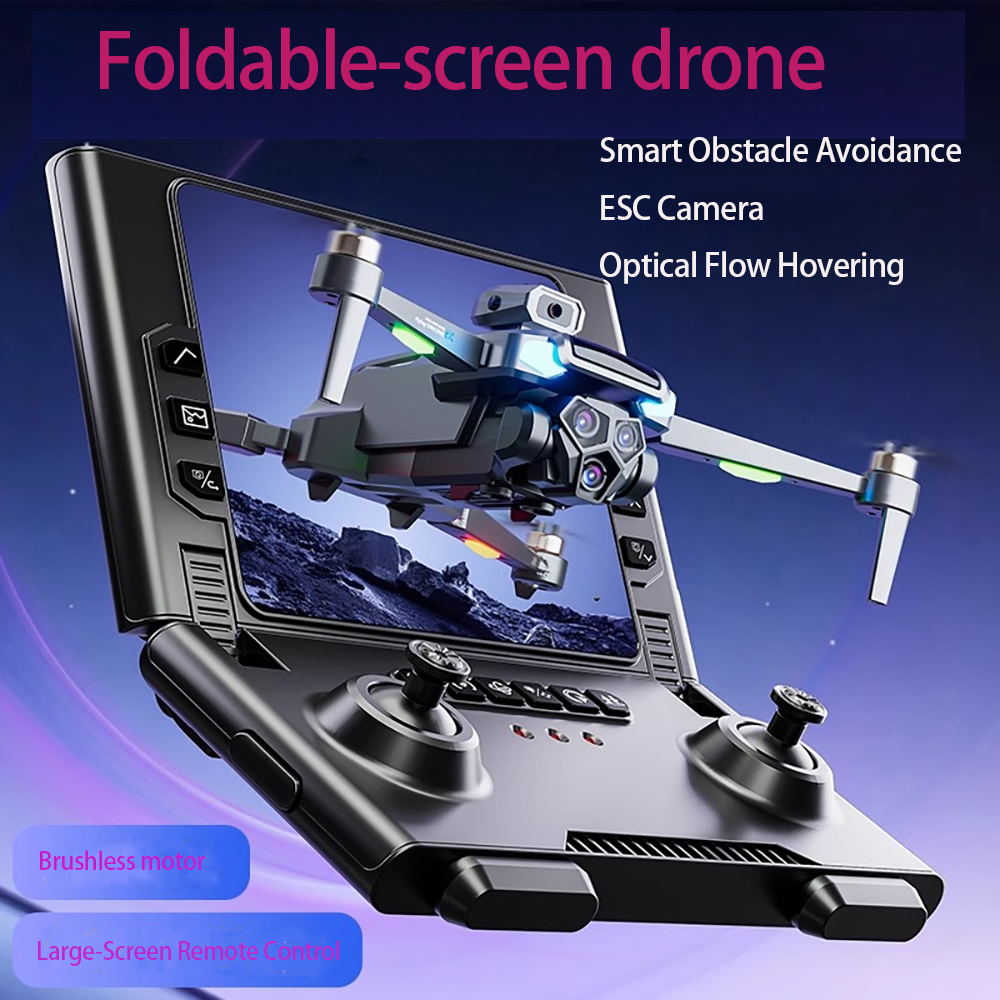 2025 New M66 Drone HD Folding Remote Control With Camera And Screen 5G FPV Camer