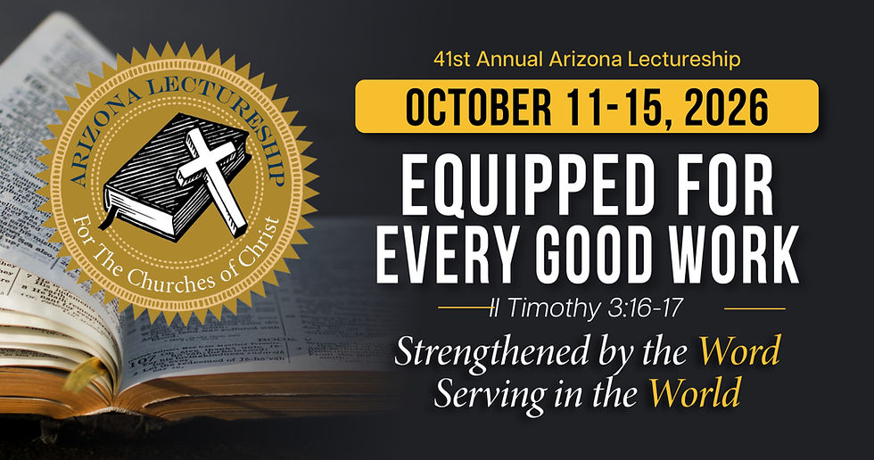 2026 Arizona Lectureship