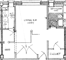 1930 Frontenac Arms blueprint excerpt