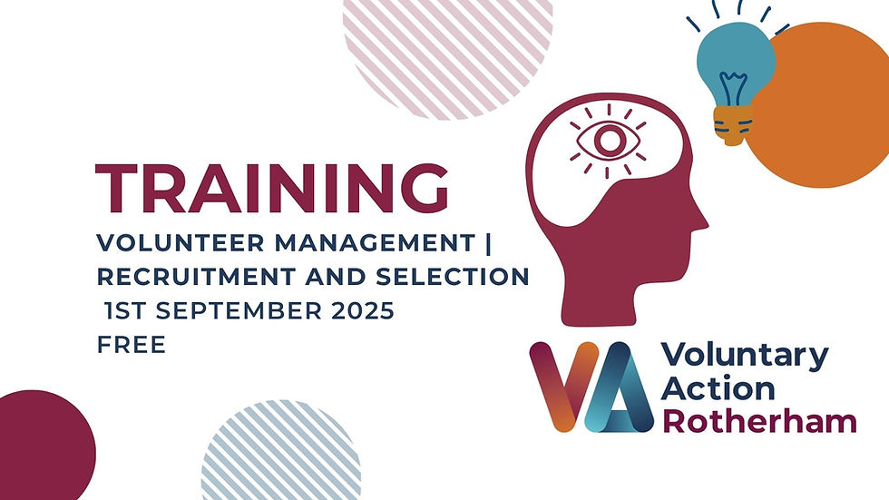 Volunteer Management Training - Recruitment and Selection