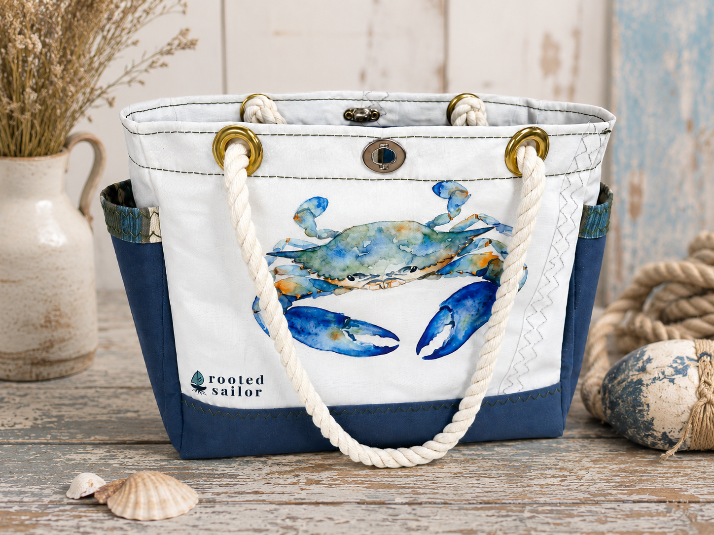 Field & Tide - Blue Crab Handbag