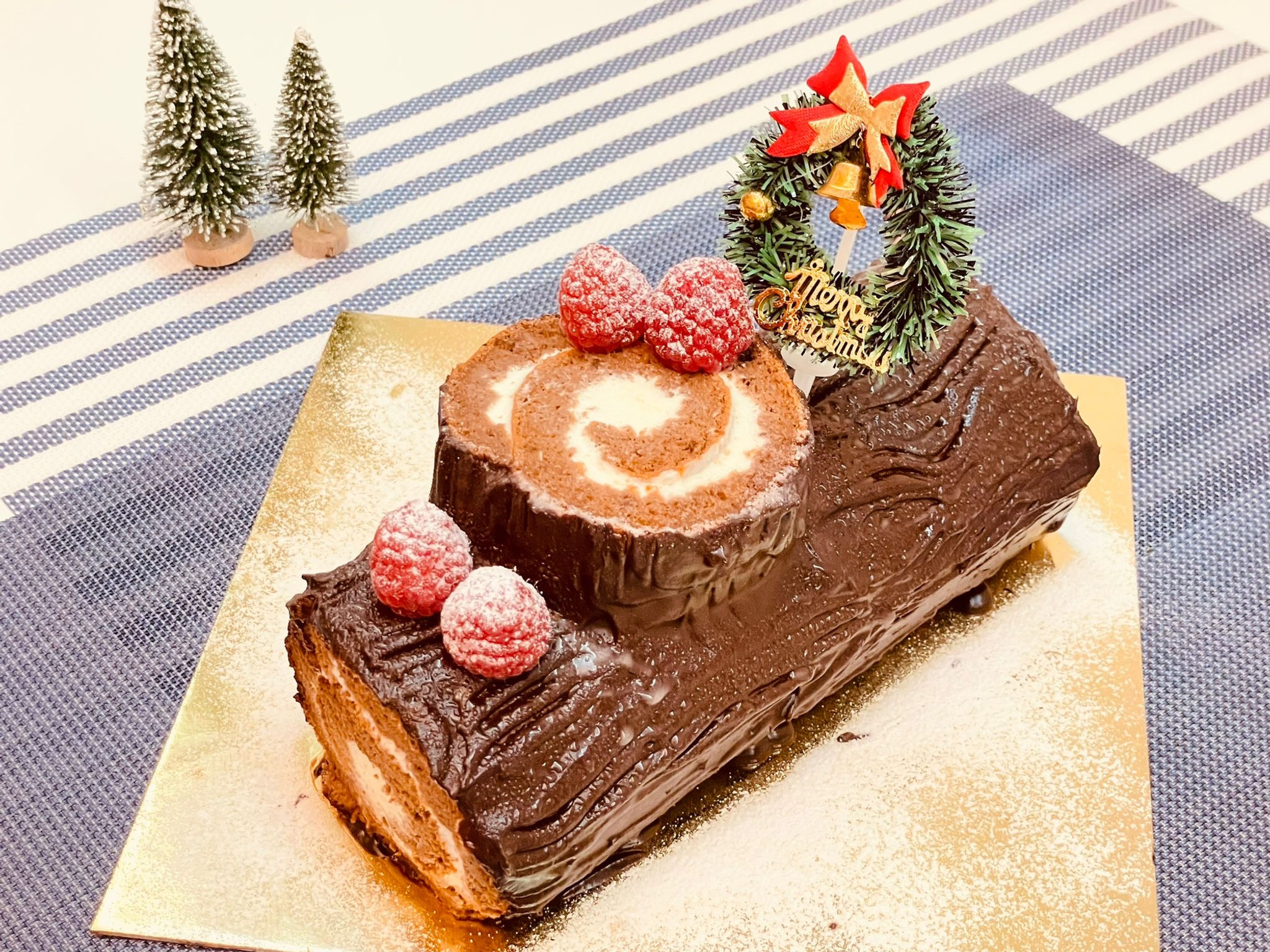 Yule Log Cake