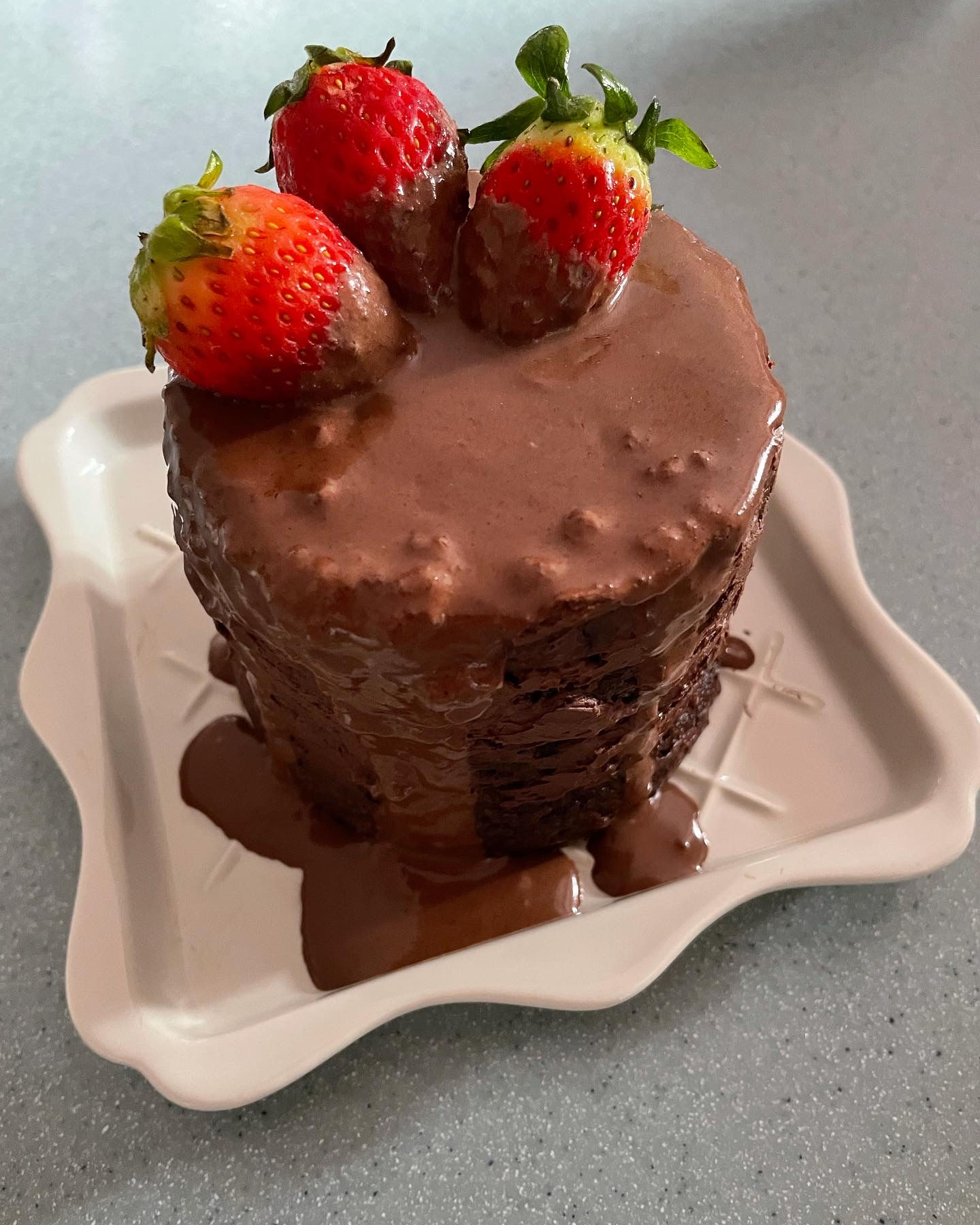 Vegan Eggless Chocolate Fudge Cake