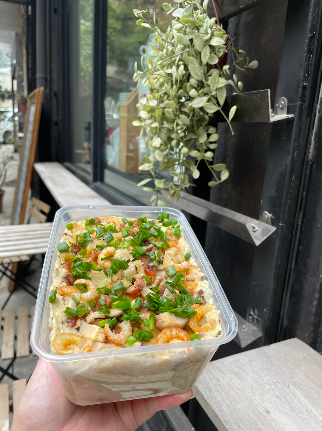 Chorizo Turnip Cake with Japanese Radish (Low Carb & Keto) 蘿蔔糕 (生酮低碳)